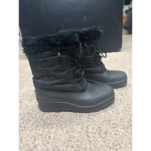 Sorel Vintage Kaufman Boots Womens 8 Mid Winter Snow Lace Up